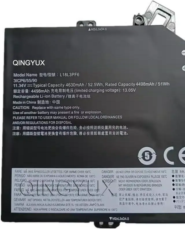 Alt view image 2 of 4 - L18L3PF6 L18M3PF9 5B10T26389 5B10T26390 Laptop Battery Compatible with Lenovo Lenovo ideapad S540-15IWL GTX Series Notebook