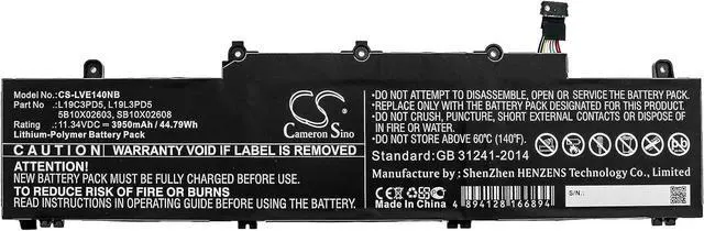Main image of HongQJY New Replacement Battery for ThinkPad E14 Gen 2, ThinkPad E14 Gen2-20TA000DGE, ThinkPad E15 Gen2-20T9S00K00 (3950mAh) 5B10X02606, L19C3PD5, L19L3PD5, L19M3PD5, SB10X02591, SB10X02597