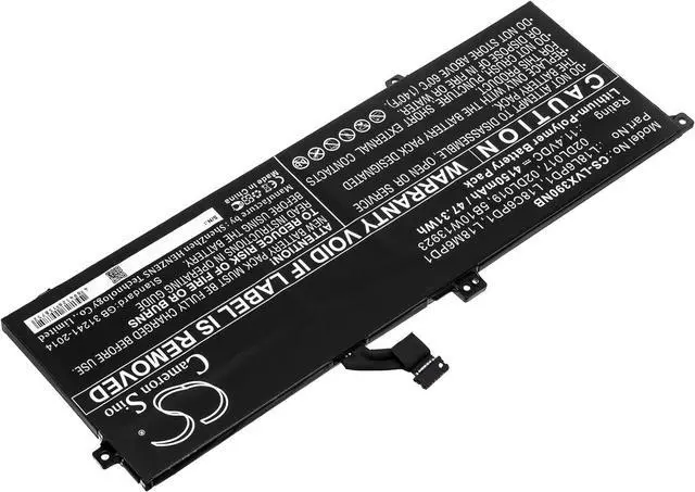 Alt view image 2 of 5 - HongQJY New Replacement Battery for ThinkPad X390, ThinkPad X390-20Q1S02M00 (4150mAh) 02DL017, 02DL019, 5B10W13923, L18C6PD1, L18M6PD1, SB10K97655, SB10T83168