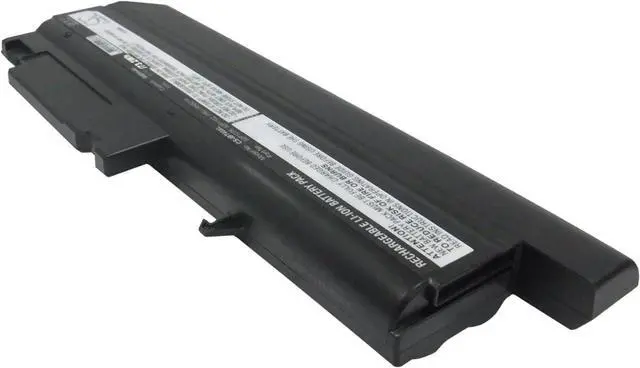 Alt view image 2 of 5 - HongQJY New Replacement Battery for ThinkPad R50, ThinkPad T43P-2668 (6600mAh) 08K8194, 92P1010, ASM 08K8192, FRU 08K8195, FRU 92P1073