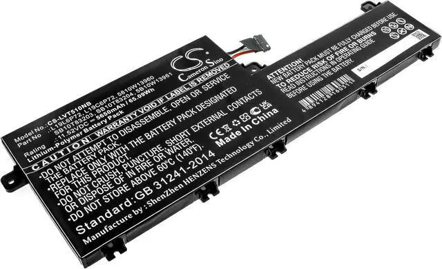 Main image of Cameron Sino CS New Replacement Battery for ThinkPad P15v, ThinkPad T15p (5650mAh) 5810W13960, 5B10W13961, L19C6P72, L19L6P72, SB10T83203, SB10T83204