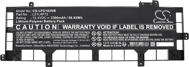 Alt view image 3 of 4 - 3300mAh/15.4V Replacement Battery for LE ThinkPad T16 Gen 2(Intel)21HH0 ThinkPad T16 Gen 2(Intel)21HH0 ThinkPad T16 Gen 2(Intel)21HH0 SB10W51971 SB10W51969 5B10W51868 L21L4P72 L21D4P72 5B10W51870