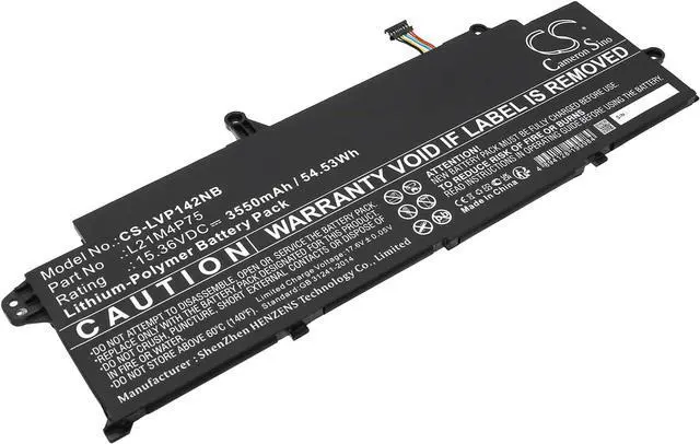 Alt view image 2 of 5 - Battery for ThinkPad T14s Gen 3(Intel) 21BR, ThinkPad T14s Gen 3(Intel) 21BS PN: 5B10W51874, 5B10W51875, 5B10W51876, L21L4P73, L21M4P75, SB10W51975, SB10W51976 3550mAh / 54.53Wh