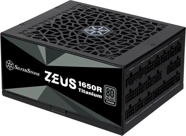 Main image of SilverStone Technology Zeus 1650R Titanium 80 Plus Titanium 1650W PCIe Gen5 / ATX 3.1 Power Supply, SST-ZU1650R-TM