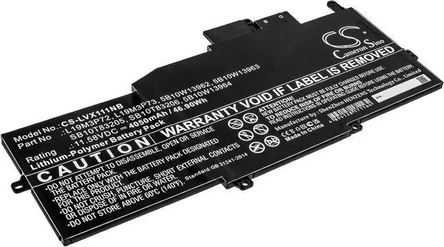 Main image of Cameron Sino CS New Replacement Battery for ThinkPad X1 Nano, ThinkPad X1 Nano Gen 1-20UN000, ThinkPad X1 Nano-20UN002GGE, ThinkPad X1 Nano-20UN002UGE (4050mAh) 5B10W13962, 5B10W13963, 5B10W13964