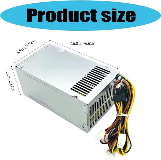Alt view image 4 of 7 - 400W Power Supply Unit Replacement for 280 288 285 480 600 680 Desktop Tower 942332-001 PA-3401-1HA Metal Power Supply Unit