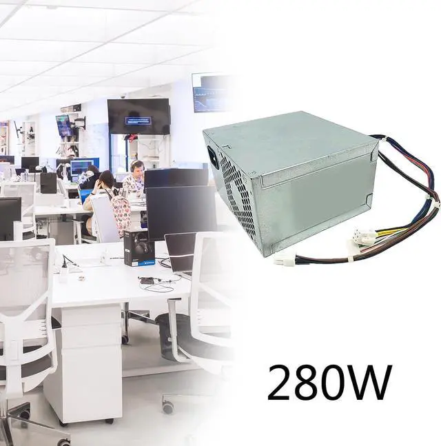 Alt view image 5 of 7 - 280W Desktop Computer Power Supply Unit Replacement for PCE015 PS4281-1HA D14-280P1A 758651-00 Computers Accessories