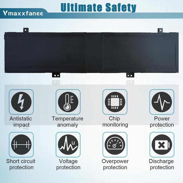 Alt view image 4 of 7 - C41N2101 Laptop Battery Replacement for Asus ROG Zephyrus G14 GA402 GA402R GA402RJ TUF Dash F15 FX517 Zenbook Pro 14 UM6702RA Duo VivoBook Pro 15X OLED K6501ZM Series 0B200-04110100