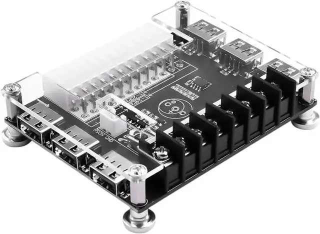Main image of with Shell | USaB Charging Desktop Computer Chassis Power Supply ATX Adapter Board Power Take-Off Module Power Supply Output Wiring 3.3V/5V/12