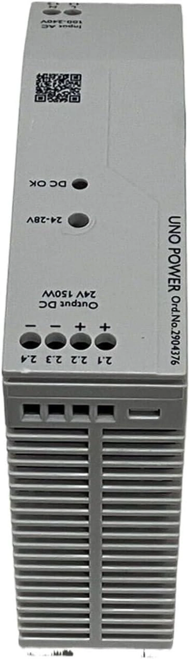 Alt view image 4 of 6 - Original Contact 2904376 Power Supply UNO-PS/1AC/24DC/150W Din Rail Mount