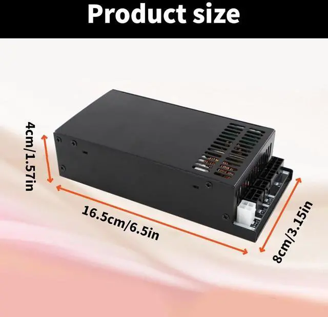 Alt view image 4 of 7 - ENP-7660B Flexs ATXs PSUs 600W Full Modulars Power Supply 110-264V for Gaming PC Quiet Fan Multiple Connectors Support