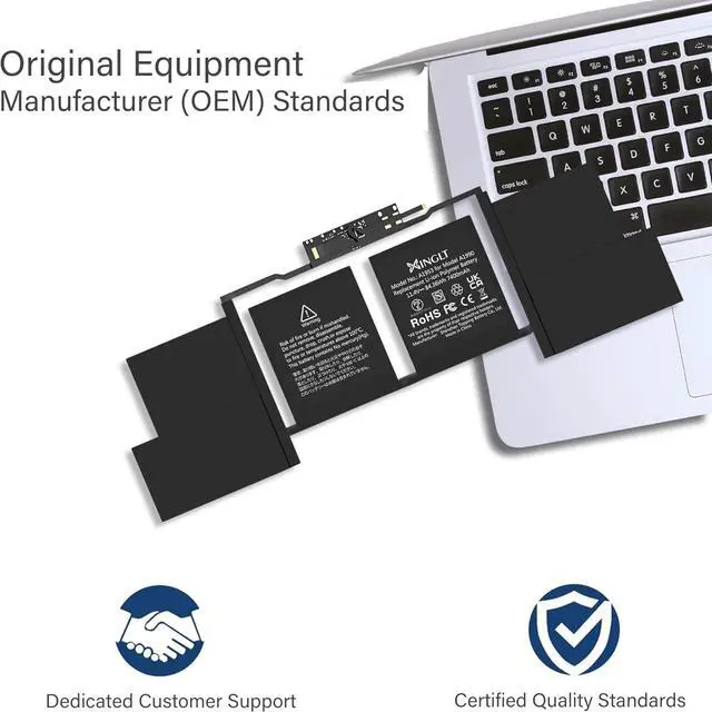Alt view image 3 of 6 - A1953 A1990 Battery Replacment for MacBook Pro 15-inch A1990 (2018, 2019) EMC3215 3359