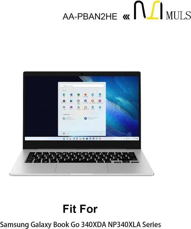 Alt view image 3 of 7 - MULS AA-PBAN2HE Laptop Battery Replacement for Samsung Galaxy Book Go 340XDA NP340XLA XE340XDA-KA3US-RB XE340XDA-KA1US XE340XDA-KA3 XE340xda-ka1it Series 4800mAh 37Wh 7.7V