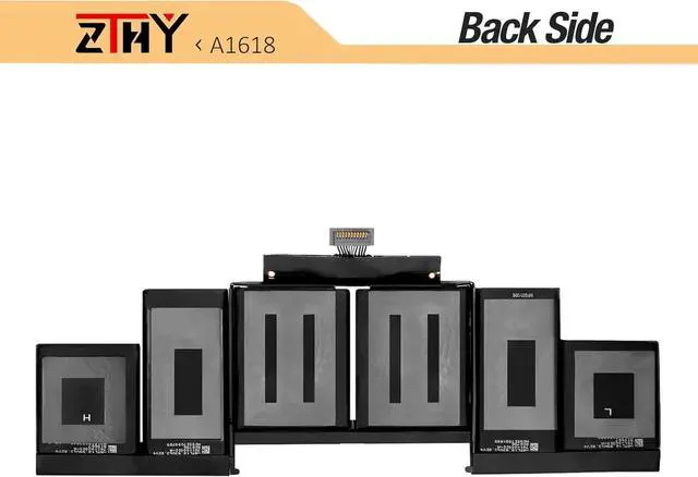 Alt view image 6 of 7 - A1618 A1494 A1398 Laptop Battery Replacement for MacBook Pro 15 Inch Retina A1398 (Late 2013,Mid 2014,Early 2015) EMC 2910 2909 MJLQ2LL/A MJLT2LL/A MJU2LL/A MJLQ2CH/A MJLT2CH/A MJLU2CH/A 11.36V 99.5Wh
