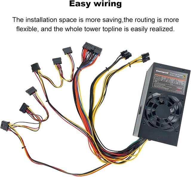 Alt view image 3 of 6 - Power Supply 350w Active PFC PSU Full Voltage 90-264V PC Computer Case(US Plug)