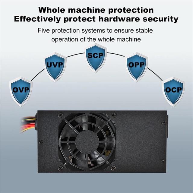 Alt view image 4 of 6 - Power Supply 350w Active PFC PSU Full Voltage 90-264V PC Computer Case(US Plug)