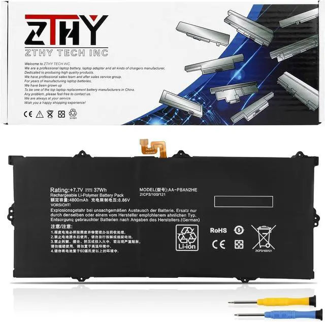Main image of AA-PBAN2HE Laptop Battery Replacement for Samsung Galaxy Book Go 340XLA NP340XLA, 5G 545XLA NP545XLA, LTE 345XLA NP345XLA NP345XLAA, Chromebook Go 14 340XDA XE340XDA XE340xda-ka1it BA43-00399A 37Wh