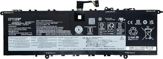 Main image of L19D4PH3 Laptop Battery 61Wh Compatible with Lenovo ideapad Yoga Slim 7 Pro-14ITL5 Pro-14ARH5 Pro-14IHU5 / ideapad Slim 7 Pro-14IHU5 / Slim 7-14IAP7 Series L19M4PH3 L19C4PH3