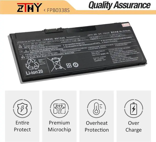 Alt view image 5 of 7 - FPB0338S Battery for Fujitsu LifeBook T937 T938 T939 E448 E449 E458 E459 E548 E549 E558 E559 E4411 E4511 E5410 E5511 U747 U748 U749 U757 U758 U759 U7410 U7510 FPCBP529 FPCBP531 FMVNBP247 FMVNBP248