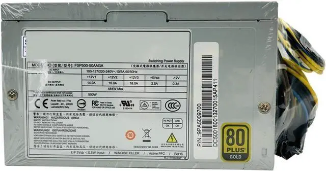 Main image of 1pc FSP500-50AAGA for Q87 Q85 Power Supply MAX Output 500W