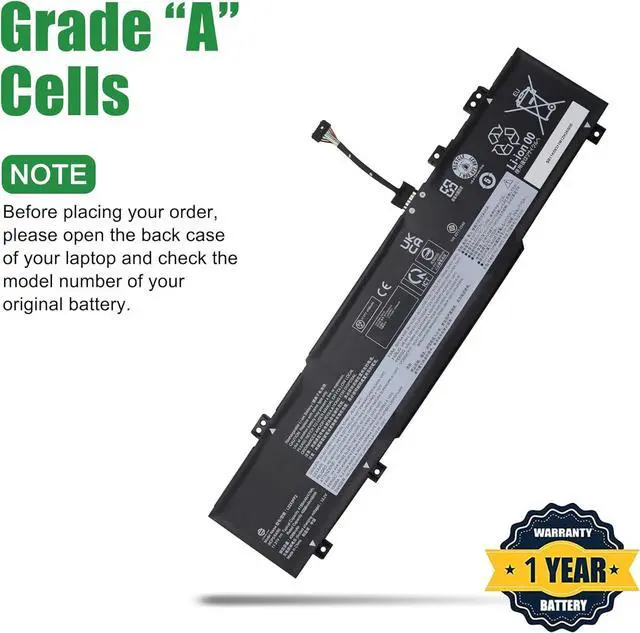 Alt view image 4 of 6 - L22X3PF2 Laptop Battery Replacement for Lenovo V14 V15 G4 AMN IdeaPad Slim 3 14AMN8 Slim 5 Light 14ABR8 Series SB11K09311 5B11K09312 5B11N45310 L22B3PF2 L22D3PF2 L22M3PF2 L22C3PF2 11.31V 47Wh