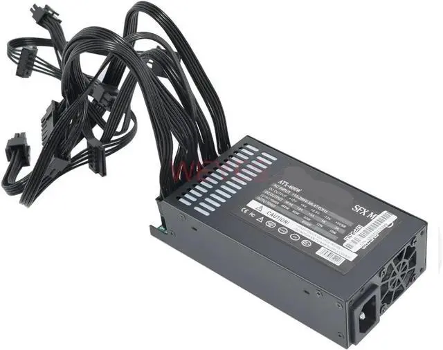 Alt view image 3 of 4 - Full Modular 1U Mini ITX Power Supply 600W ATX-600W 400W Flex ATX PSU for K39 A4 S3 G5 ITX Mini Case ENP-7660B(600W)