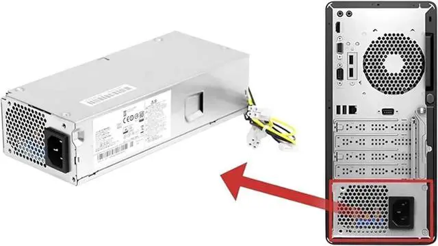 Alt view image 3 of 4 - for ProDesk 600 G3 SFF 180W Power Supply L08404-002 L08404-004 PA-1181-3HA DPS-180AB-27 A D18-180P1A PCG005
