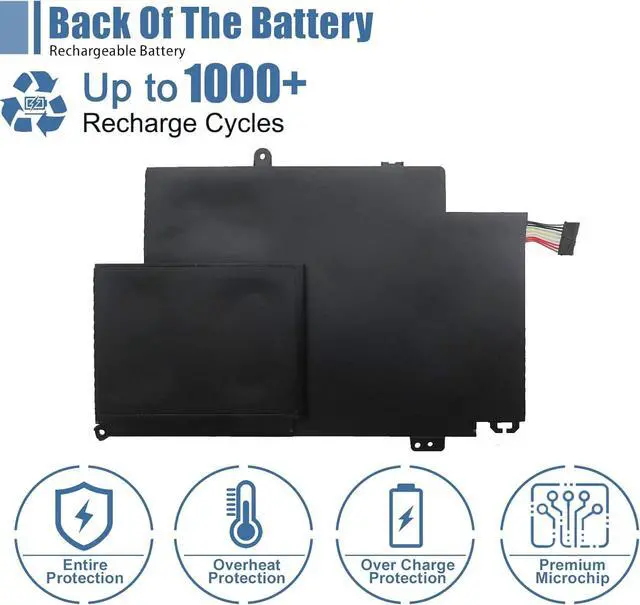 Alt view image 4 of 7 - 45N1706 Laptop Battery 14.8V 47Wh 3180mAh Replacement for Lenovo ThinkPad S1 Yoga 12 12.5" inch Series Notebook 45N1707 45N1704 45N1705