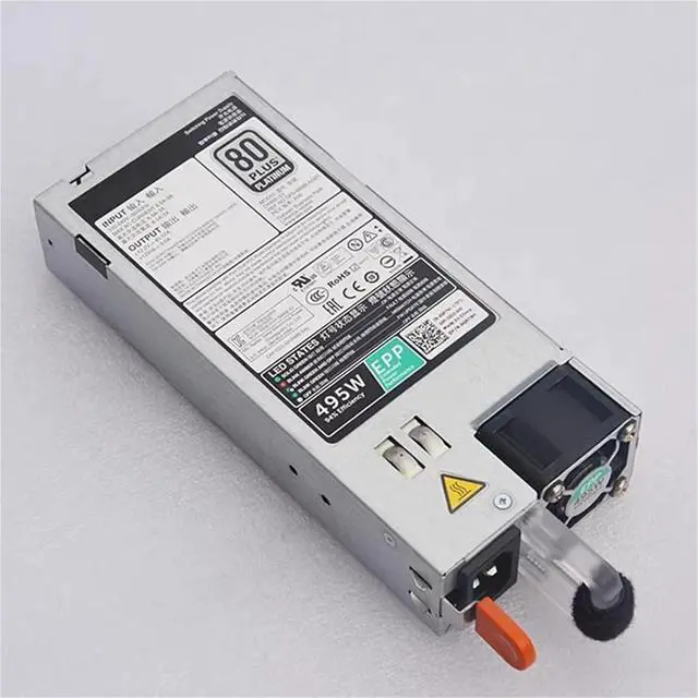 Alt view image 4 of 6 - 1Pcs 495W PSU for R530 R630 R730 R730XD T430 T630 Power Supply D495E-S0 D495E-S1 F495E-S0 02FR04 0N24MJ 09338D