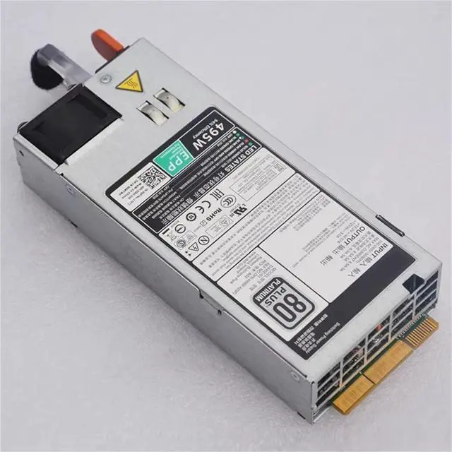 Alt view image 5 of 6 - 1Pcs 495W PSU for R530 R630 R730 R730XD T430 T630 Power Supply D495E-S0 D495E-S1 F495E-S0 02FR04 0N24MJ 09338D