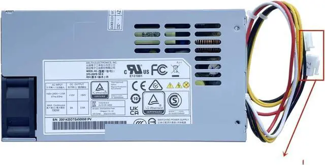 Main image of for DPS-200PB-185 B DPS-200PB-185B 100-240V 190W Power Supply GOQD1325000802 3.5A 47-63HZ +52V 2.5A