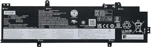 Main image of L21C4P71 Laptop Battery 52.5Wh Compatible with Lenovo ThinkPad T14 Gen 3 / P14s Gen 3 / ThinkPad T14 Gen 4 / P14s Gen 4 Series L21M4P71 L21L4P71 L21D4P71 L21M4P72 L21L3P71 L21M3P71 L21C3P71