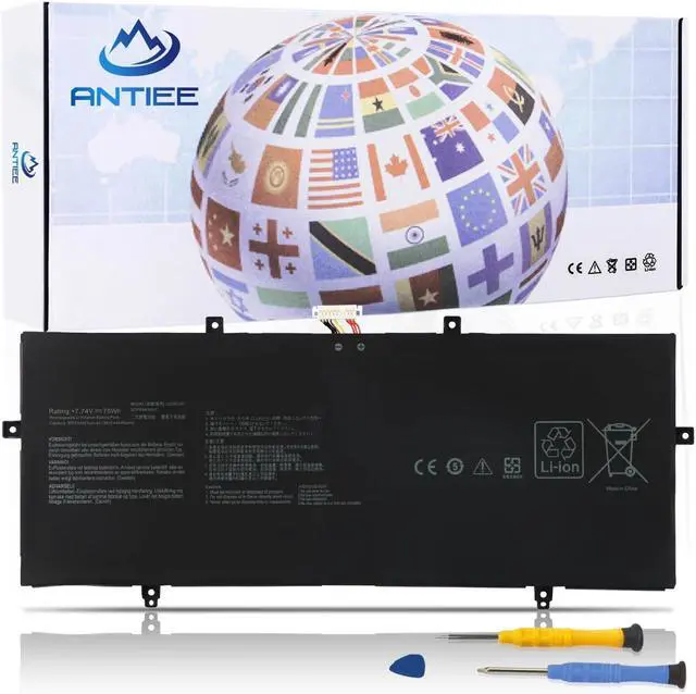 Main image of ANTIEE C22N2107 Laptop Battery Replacement for Asus ZenBook 14 OLED UX3402 UX3402ZA UX3402QA UX4302ZA UM3402 UM3402DA UM3402YA UM3402MA UP3404VA Series Notebook 0B200-04160000 7.74V 75Wh 9702mAh