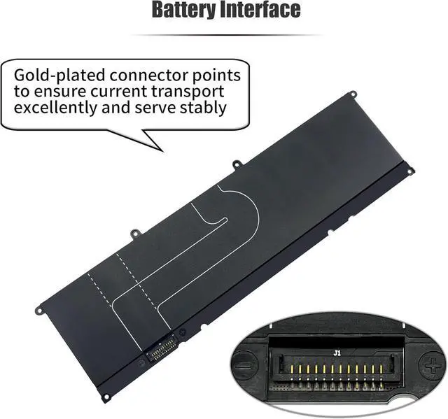 Alt view image 5 of 7 - 99.5Wh KV690 Laptop Battery Compatible with Dell Precision 5680 Precision 5690 Series Notebook 06D2HW 6D2HW 0WPYCV WPYCV 0N7KV9 N7KV9 [11.55V 8399mAh 6-Cell]
