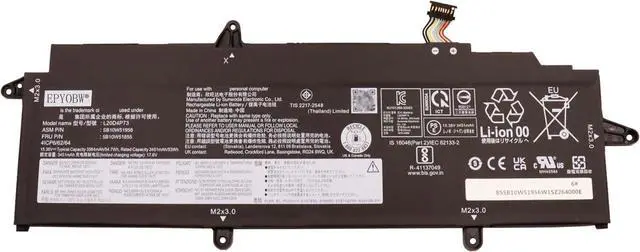 Main image of L20D4P73 Laptop Battery 54.7Wh 3564mAh 4-Cell Compatible with Lenovo ThinkPad X13 Gen 2 20WK / ThinkPad X13 Gen 3 21BN Series L20D3P72 L20C3P72 L20C4P73 L20L4P73 L20M4P73 L20C4P74