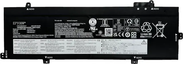 Main image of L21M4P74 Laptop Battery 86Wh 5570mAh 15.48V Compatible with Lenovo ThinkPad P16s Gen 1 Gen 2 T16 Gen 1 Gen 2 Series L21D4P72 L21D4P73 L21C4P72 L21L4P72 L21M4P73