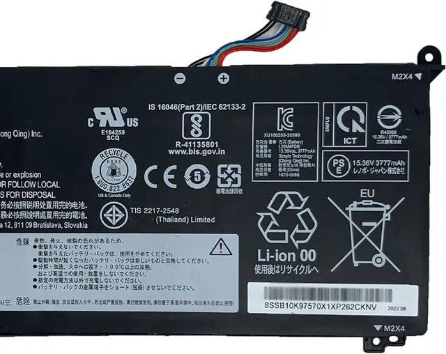 Alt view image 5 of 7 - L20M4PDB Laptop Battery 60Wh Compatible with Lenovo ThinkBook 14 G2 ITL G3 ACL G4 G5 / ThinkBook 15 G2 are G3 ITL G4 G5 / ThinkBook 14s Yoga G2 IAP G3 IRU Series L19C4PDB L19M4PDB