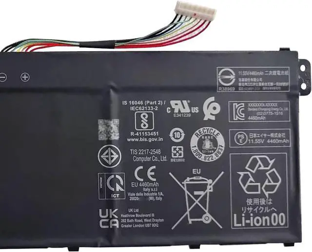 Alt view image 3 of 4 - AP23A5L Laptop Battery 53.02Wh 4590mAh 11.55V Compatible with Acer Aspire 15 A15-41M A15-51M A15-51M-544F Series AP23A7L
