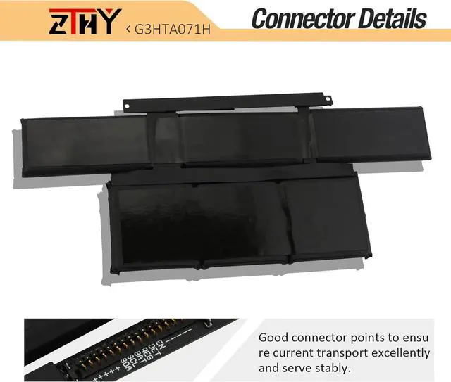 Alt view image 4 of 7 - ZTHY G3HTA071H G3HTA072H Laptop Battery Replacement for Microsoft Surface Laptop Studio 1 / Microsoft Surface Laptop Studio 1964 / Microsoft Surface Laptop Studio 1964 14.4 inch Series 11.38V 56.3Wh