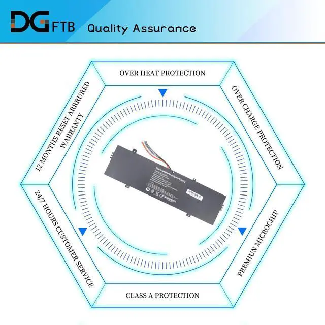 Alt view image 6 of 7 - 4569127-2S U4770130PV-2S1P 5072300P laptop battery for Hasee X4 D2 X3 D1 HNX4S01 40073245 3770300, for MEDION e14301 e15302 e15301 MD63540 MD63450, For TECLAST F7plus3, 10Pin Cable 7.6V 45.6Wh/6000mAh