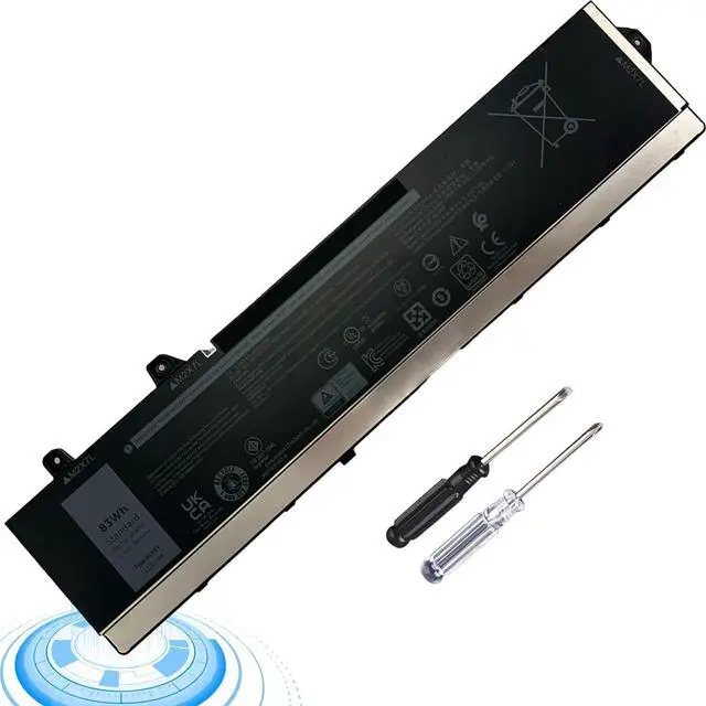 Main image of RCVVT Laptop Battery Replacement for Dell Precision 7670 7680 7770 7780 Series Notebook NWDC0 0NWDC0 X26RT 0X26RT 965V4 0965V4 T6PFX 451-BCYH 11.55V 83Wh 6827mAh