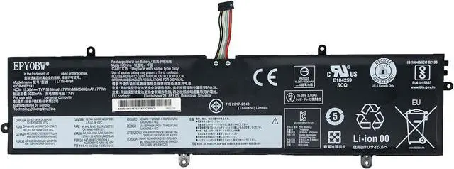 Main image of L17M4PB1 Laptop Battery 79Wh 5185mAh 4-Cell 15.36V Compatible with Lenovo ideapad 720S-15IKB / ideapad 720S Touch-15IKB Series L17C4PB1