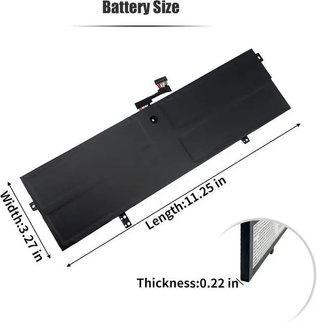 Alt view image 6 of 7 - 71Wh L21B4PE2 Laptop Battery Compatible with Lenovo IdeaPad Yoga 7-16IAP7 7-14IAL7 7-14ARB7 Series L21L4PE0 L21M4PE3 5B11F38379 5B11F38372 5B11F38367 5B11N51726 5B11N51740 5B11N51762