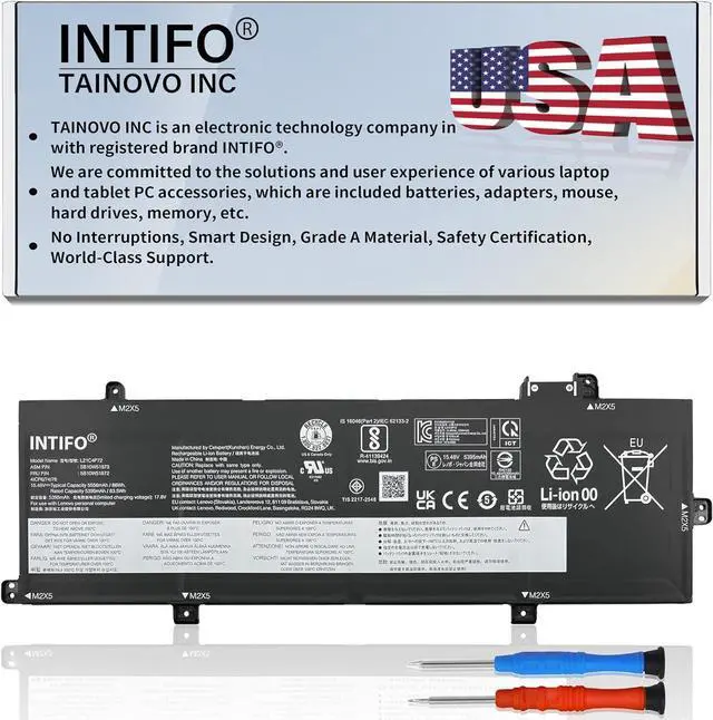Main image of 86Wh L21C4P72 L21M4P74 Laptop Battery Compatible with Lenovo ThinkPad P16s Gen 1 Gen 2 ThinkPad T16 Gen 1 Gen 2 Series L21D4P73 L21D4P72 L21L4P72 L21M4P73 SB10W51973 5B10W51872 [15.48V 4-Cell]