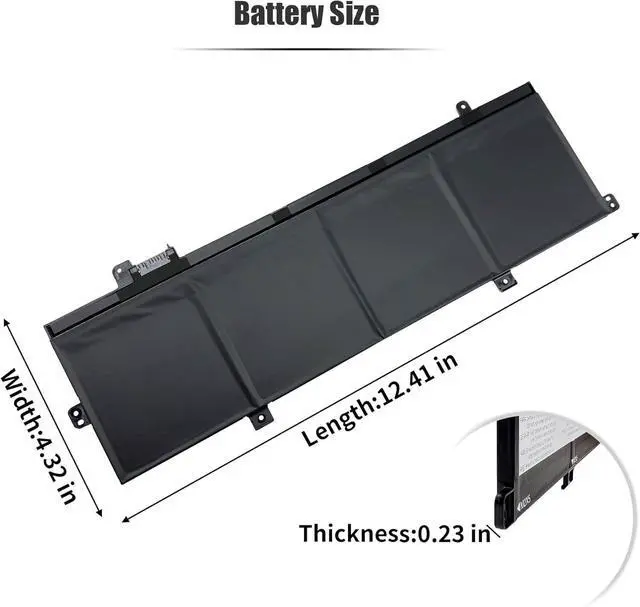 Alt view image 6 of 7 - 86Wh L21C4P72 L21M4P74 Laptop Battery Compatible with Lenovo ThinkPad P16s Gen 1 Gen 2 ThinkPad T16 Gen 1 Gen 2 Series L21D4P73 L21D4P72 L21L4P72 L21M4P73 SB10W51973 5B10W51872 [15.48V 4-Cell]