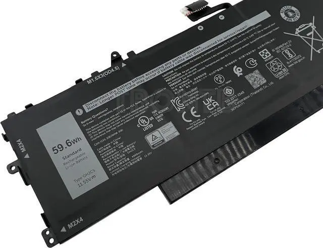 Alt view image 2 of 4 - TBONTB GHJC5 Battery Compatible with Dell Latitude 9420 9430 2-in-1 0VTH85 JJ4XT 0JJ4XT Series [11.55V 59.6Wh 4900mAh]
