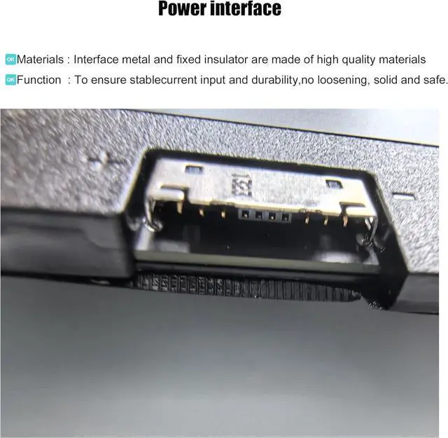 Alt view image 4 of 5 - FK0VR Battery Replacement for Dell Latitude 5330 7330 7430 7530 / Latitude 5330 2-in-1/7330 2-in-1/7430 2-in-1 / P133G P134G Series FKOVR 8H6WD 293F1 01VX5 404T8 51R71 8P81K 15.2V 58Wh