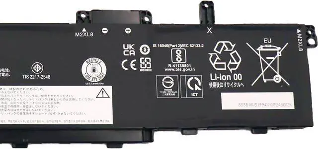 Alt view image 3 of 4 - L21M6P70 Laptop Battery Compatible with Lenovo ThinkPad P16 Gen 1st Series SB10W51994 5B10W51893 L21L6P70 SB10W51995 5B10W51894 94Wh 8120mAh 11.25V