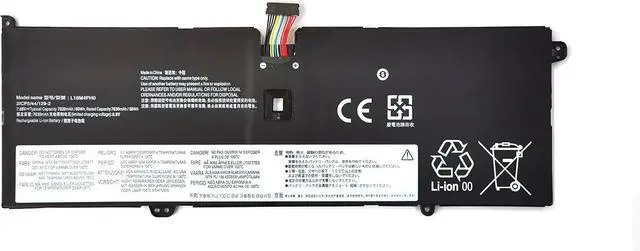 Main image of 7.68V 60Wh L18C4PH0 L18M4PH0 5B10T11586 5B10T11686 2ICP5/44/129-2 Replacement Laptop Battery for Lenovo Yoga C940-14 C940-14IIL 81Q9 Series