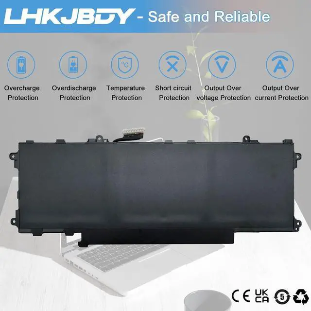 Alt view image 5 of 7 - GT6TK Laptop Battery Compatible with Dell Latitude 9440 9450 2-in-1 Series 0MWK05 MWK05 K2CPY 0K2CPY 60Wh 5065mAh 11.55V